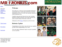 Tablet Screenshot of mrfronius.com
